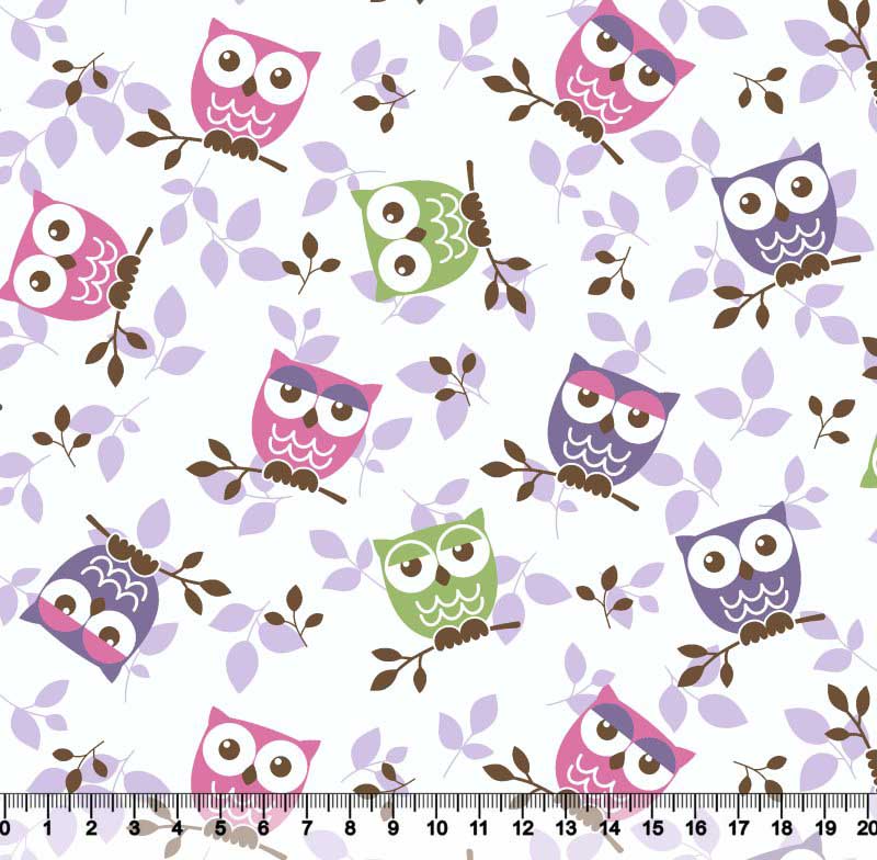 Tricoline Patchwork Coruja